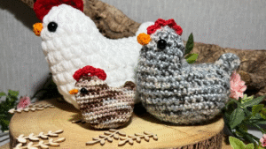 free crochet chicken pattern