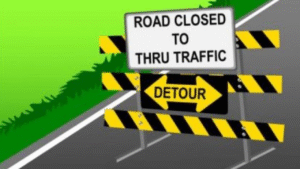 detour sign